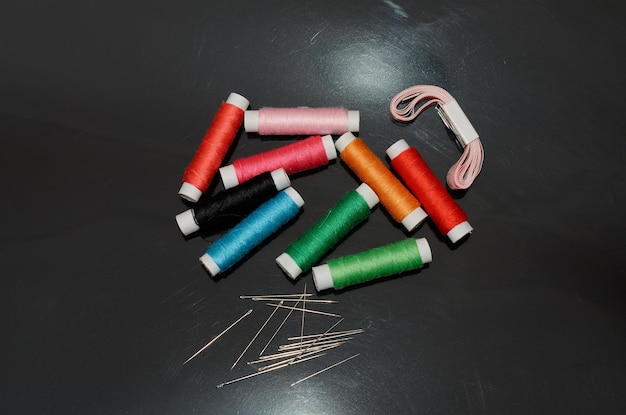 Embroidery studio tools and threads